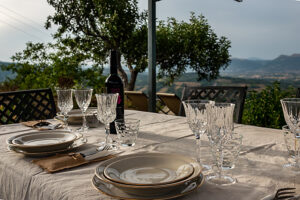 punto panoramico ristorantino restaurant b&b gubbio airbnb booking cenare bed and breakfast